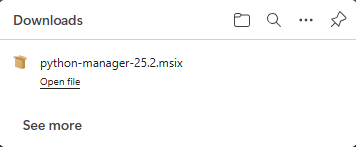 Python download page